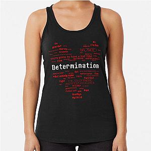 Undertale Word Heart Racerback Tank Top