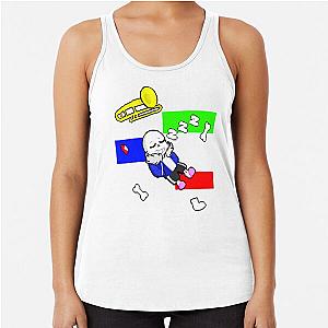 Undertale - Sans sleeping Racerback Tank Top