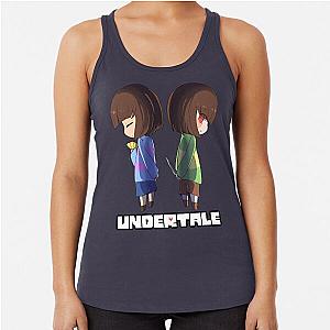 Undertale - chara and frisk Racerback Tank Top