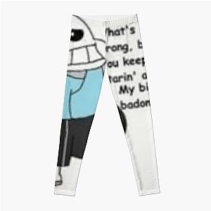 Sans undertale ass Leggings