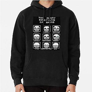 The Many Emotions Of Sans - Undertale Pullover Hoodie