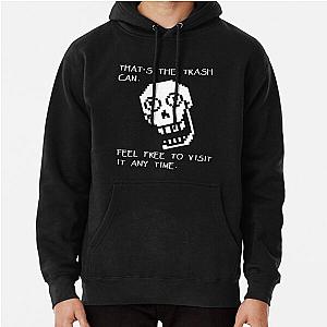 Undertale - Papyrus SHIRT - Trash Can Pullover Hoodie