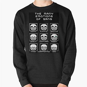 The Many Emotions Of Sans - Undertale Pullover Sweatshirt