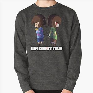 Undertale - chara and frisk Pullover Sweatshirt