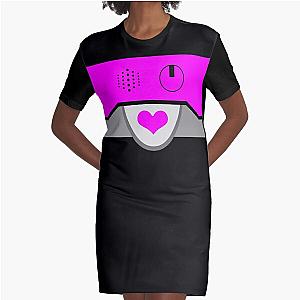 HEART TO HEART DRESS - INSPIRED BY METTATON EX FROM UNDERTALE Graphic T-Shirt Dress