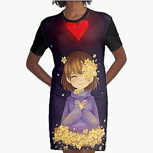 Frisk Undertale Graphic T-Shirt Dress