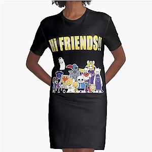 Undertale vintage Graphic T-Shirt Dress