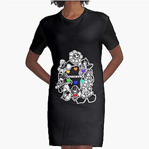 Undertale crew ANIME CARTOON MANGA Graphic T-Shirt Dress