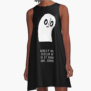 Undertale Napstablook A-Line Dress