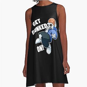 Sans - Undertale - GET DUNKED ON A-Line Dress