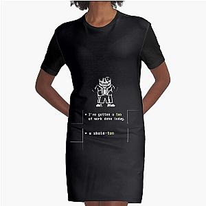 Undertale - Sans Puns  Graphic T-Shirt Dress