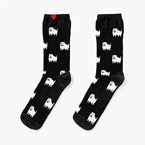 Undertale Dog Heart Socks