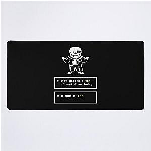 Undertale Sans Puns Desk Mat