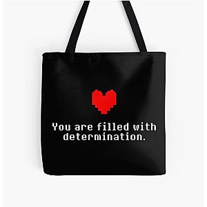 Seeing this image... - Undertale All Over Print Tote Bag