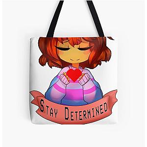 Undertale - Stay Determined All Over Print Tote Bag