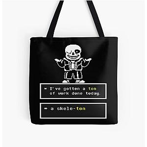 Undertale Sans All Over Print Tote Bag