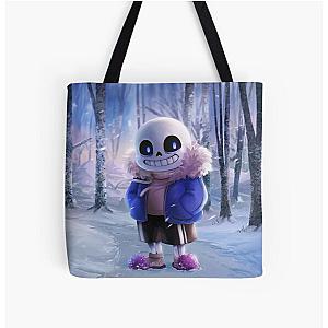 Undertale Sans  All Over Print Tote Bag