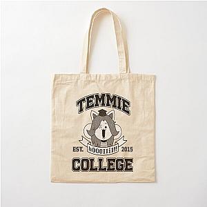 Undertale Games - Temmie College Est.2015 Cotton Tote Bag