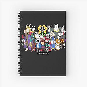 Undertale - All characters Spiral Notebook