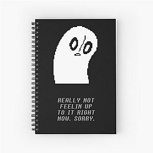 Undertale - Napstablook Spiral Notebook