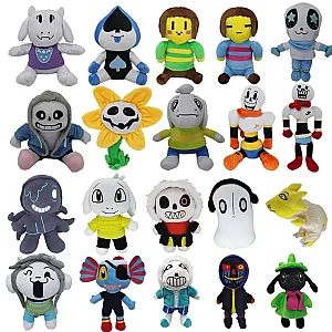 20 Styles Undertale Plush Toy Doll Papyrus Frisk Chara Temmie Anime Stuffed Peluches Kawaii Birthday Gifts for Kids Girls Boys