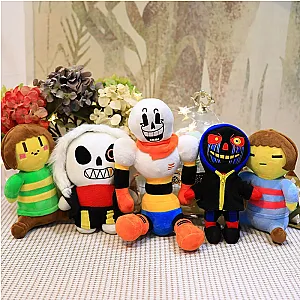 Undertale Plush Toys Chara Frisk Sans Papyrus Ootopus Music Alphys Toriel Plush Figurs Soft Stuffed Dolls Kids Christmas Gifts