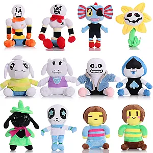 19 Styles Undertale Plush Toys Anime Sans Toriel Chara Frisk Animals Plush Soft Stuffed Doll Children Christmas Birthday Gifts