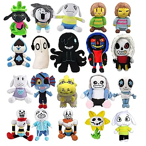 20 Styles Undertale Plush Toys Cartoon Sans Plush Dolls Frisk Chara Stuffed Soft Zombie Toys for Kids Christmas Birthday Gifts