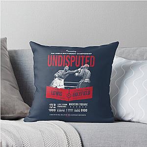 Lewis vs Holyfield Undisputed Boxing Throw Pillow