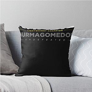 Khabib Nurmagomedov Undefeated Premium Throw Pillow