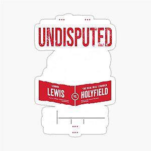 Lewis vs Holyfield Undisputed Boxing Sticker