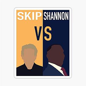 Skip vs. Shannon Undisputed Stickers