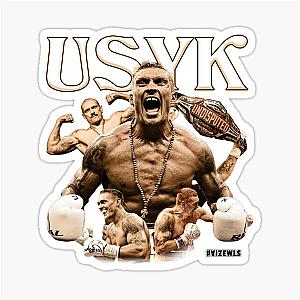 Usyk, 2X Undisputed Champion Sticker