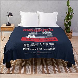 Lewis vs Holyfield Undisputed Boxing Throw Blanket