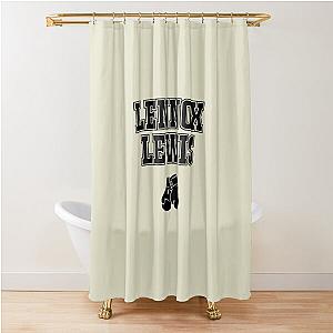 Lennox Lewis Boxing Legend Undisputed Heavyweight Champion Merch Shower Curtain