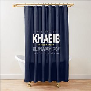 Khabib Nurmagomedov Undefeated Shower Curtain