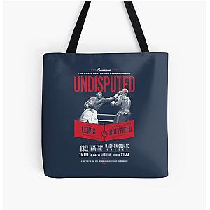 Lewis vs Holyfield Undisputed Boxing Tote Bag
