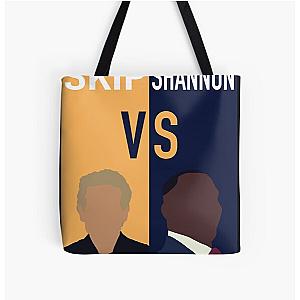 Skip vs Shannon Undisputed Classic All Over Print Tote Bag