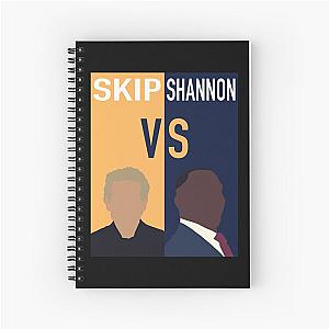 Skip vs Shannon Undisputed Spiral Notebook