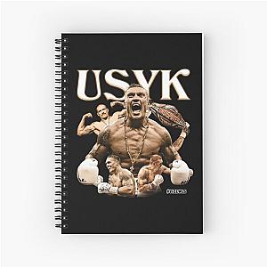 Usyk 2X Undisputed Champion Spiral Notebook