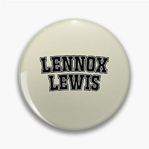 Lennox Lewis Boxing Champion Undisputed Heavyweight Champion Merch Pin