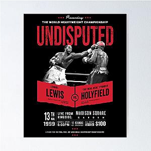 Lewis vs Holyfield Undisputed Boxing T-shirt Poster