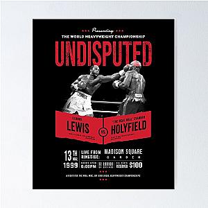 Lewis vs. Holyfield Undisputed Boxing Poster