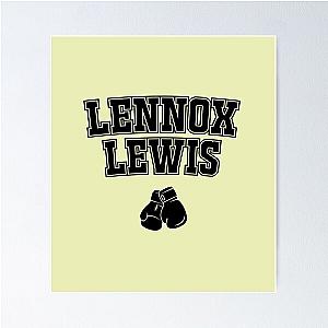 Lennox Lewis Boxing Legend Undisputed Heavyweight Champion Merchandise Poster