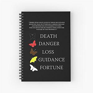 Totembutterflies meanings - until dawn  Spiral Notebook