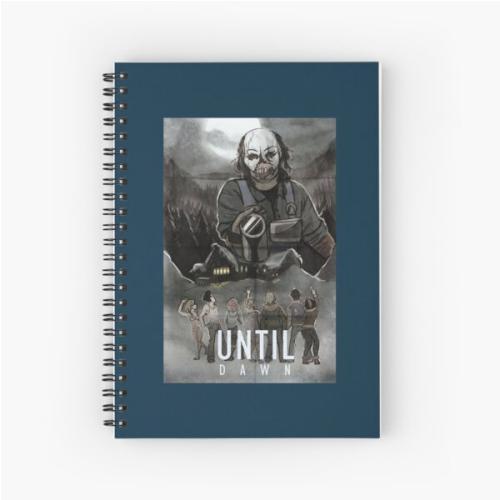 Until Dawn - Psycho Poster  Spiral Notebook