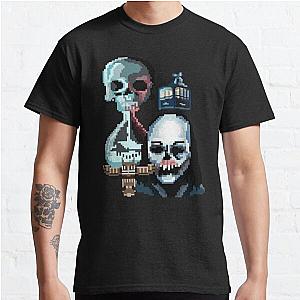 Pixel Until Dawn Famous Horror Movie Actors Watch Suspense And Attractive  Classic T-Shirt