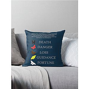 Totembutterflies meanings - until dawn  Throw Pillow
