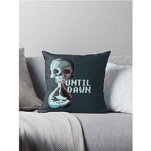 8-bit Until Dawn Throw Pillow