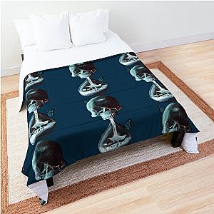 Until dawn - skull and butterflies  Comforter